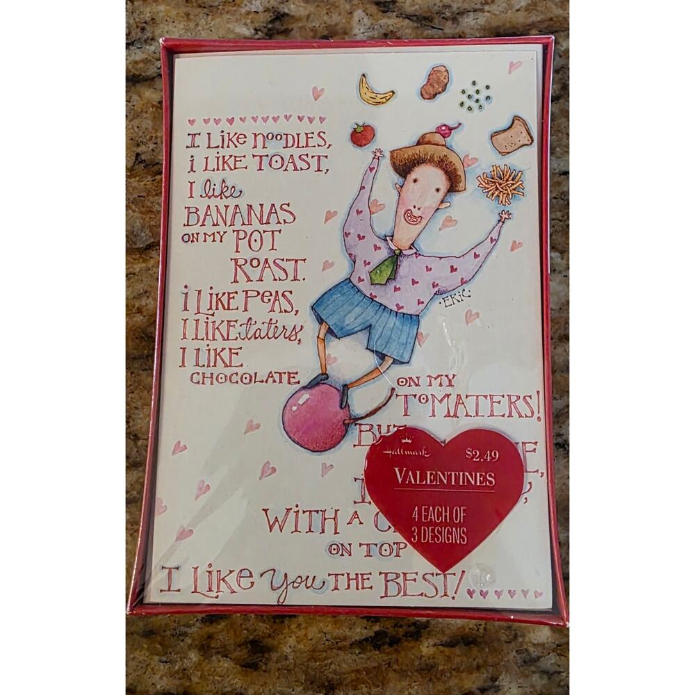 Hallmark Silly Valentine's‎ Day cards NIB Vintage